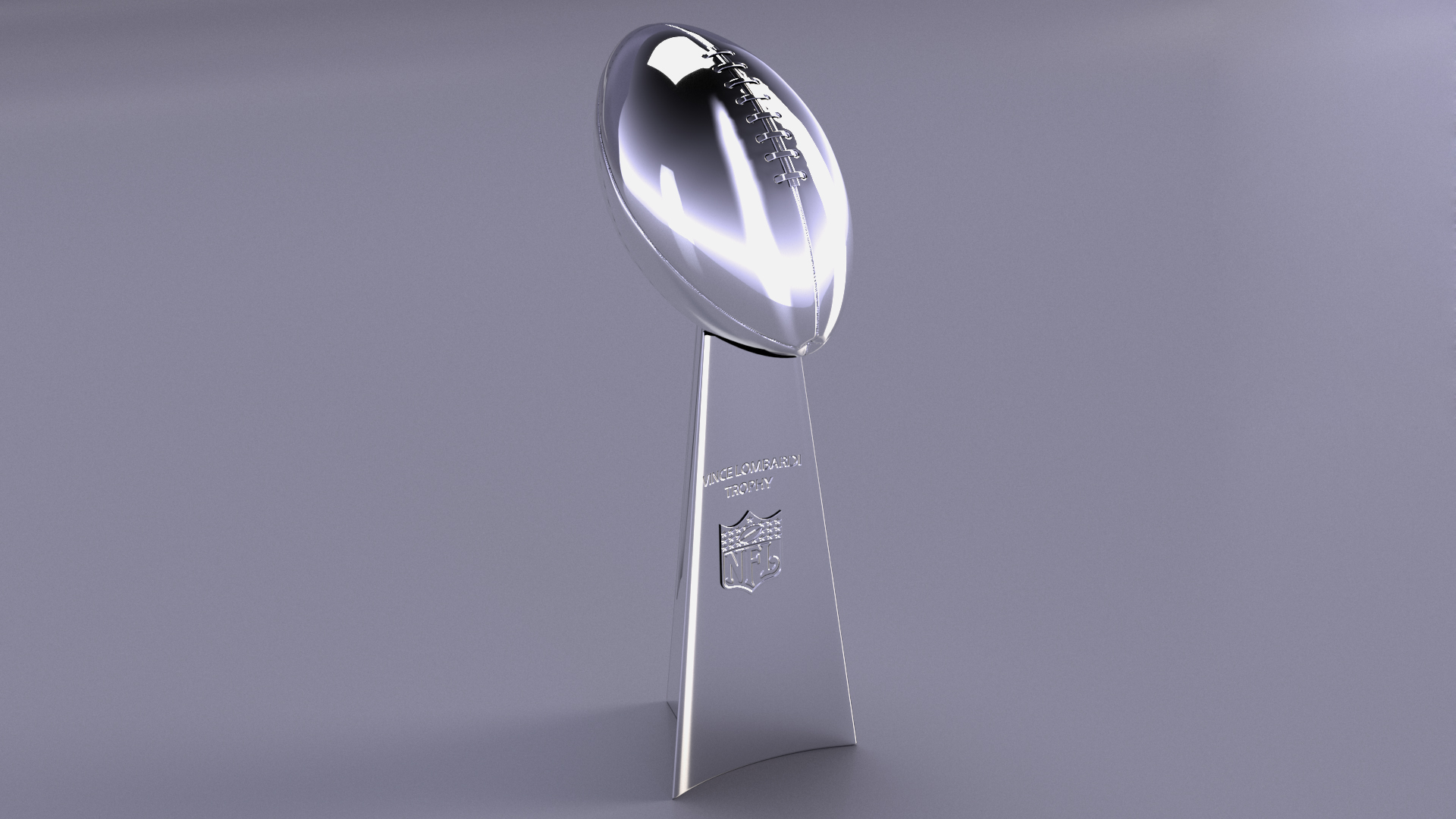 3D Vince Lombardi Trophy