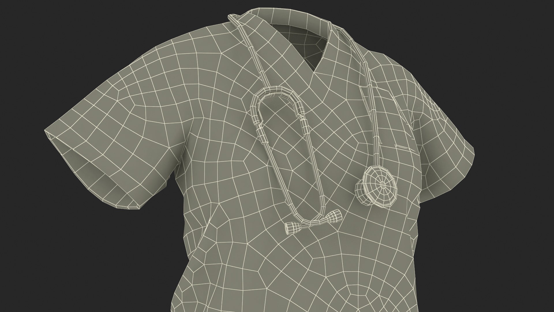 3D Medical Nurse Clothes