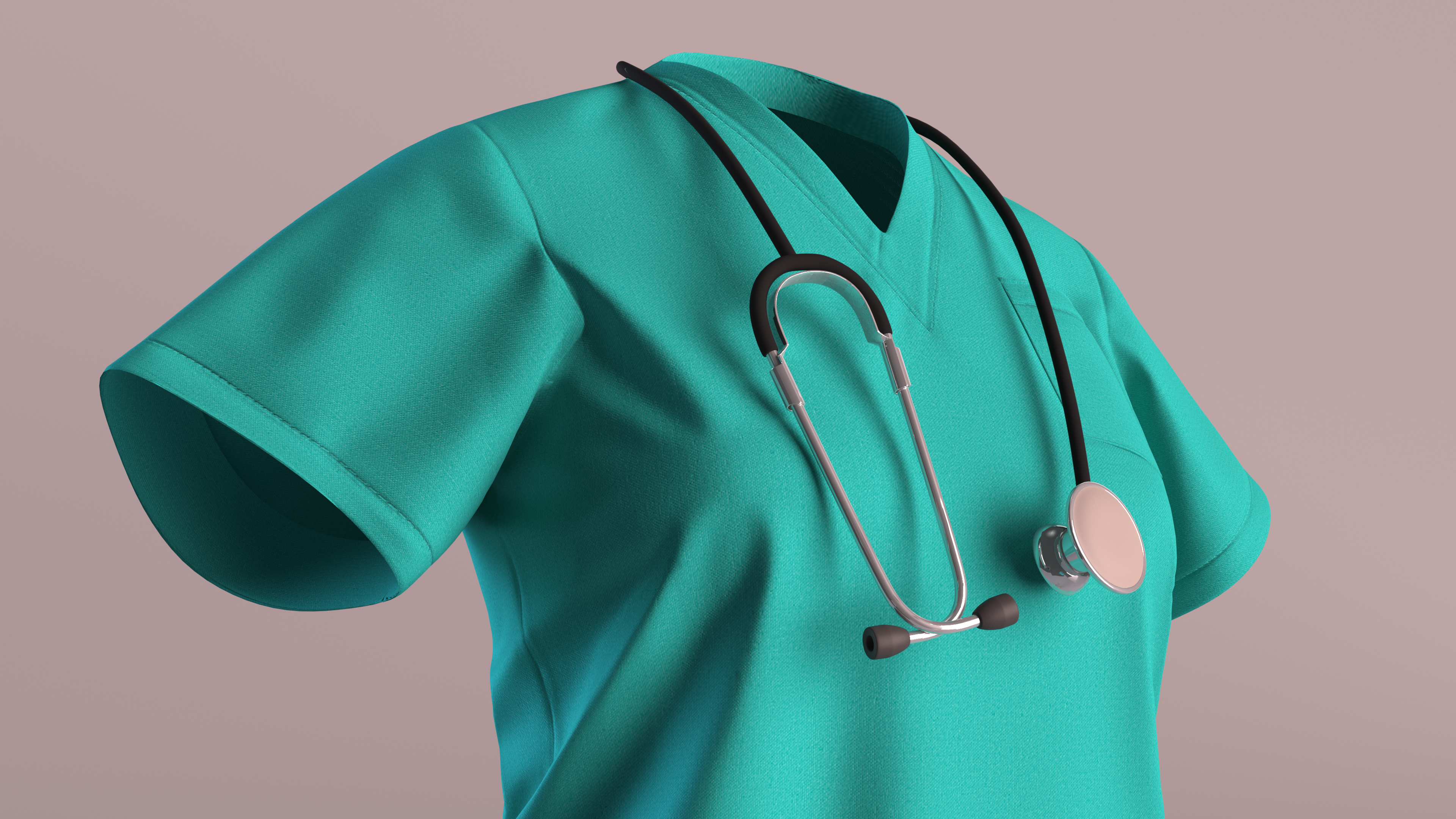 3D Medical Nurse Clothes