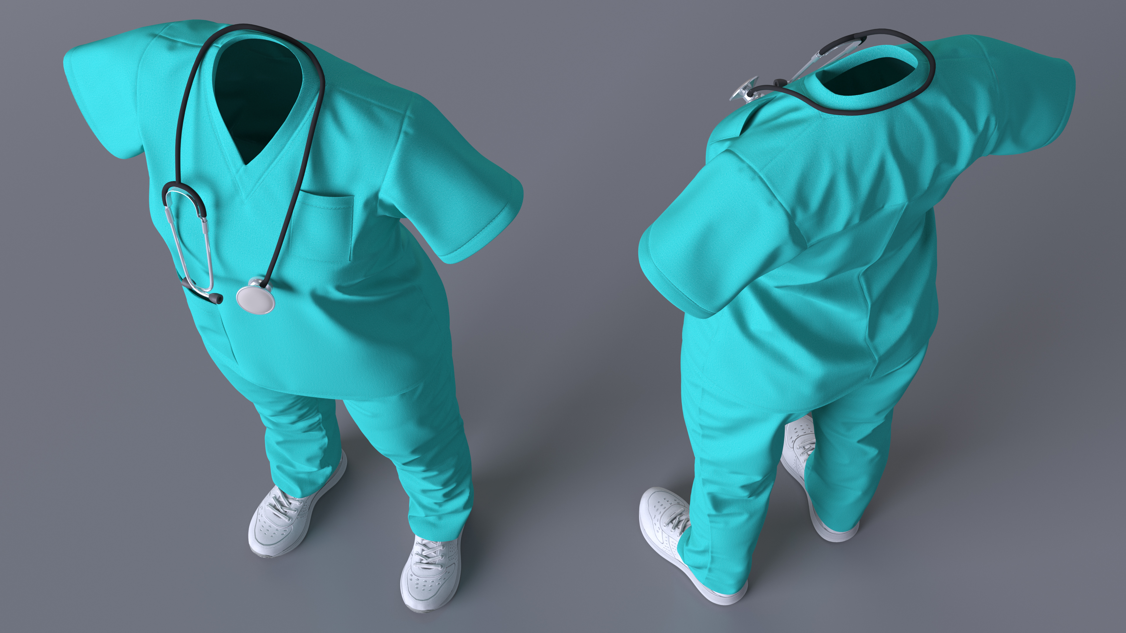 3D Medical Nurse Clothes