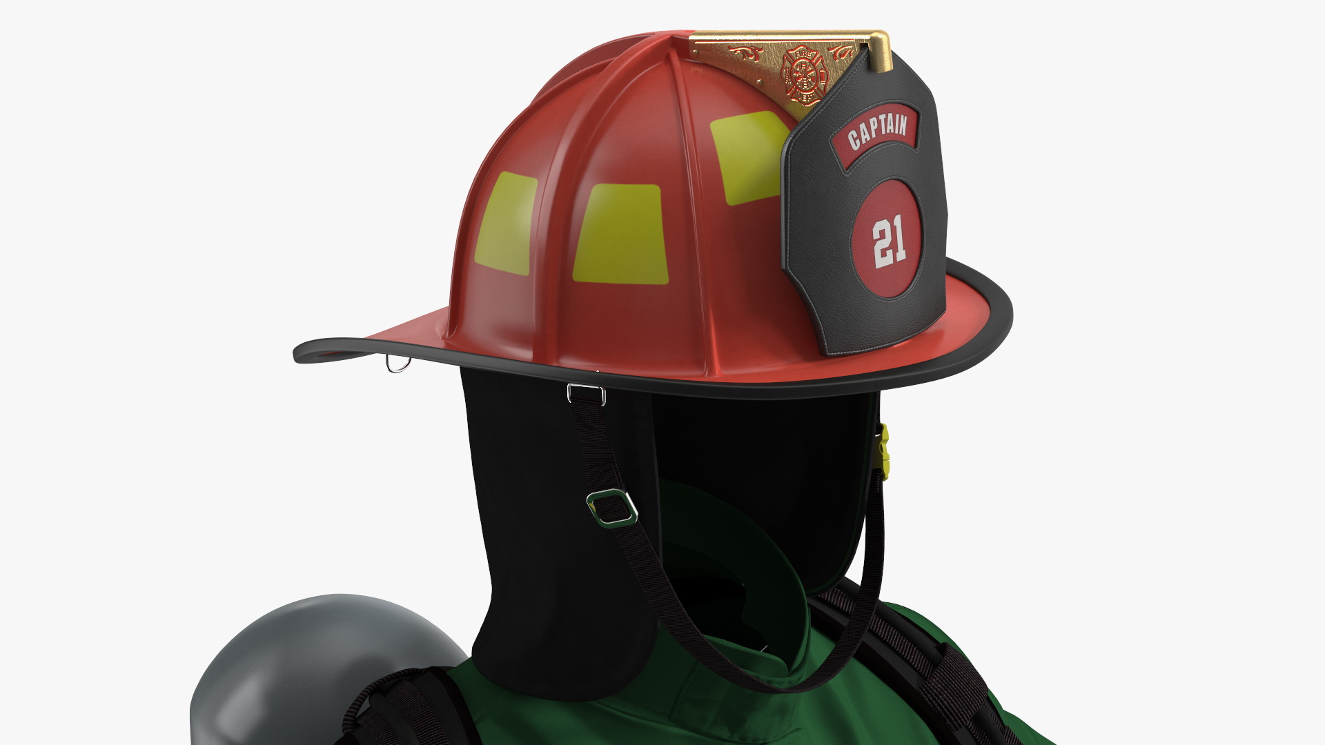 3D Standard Firefighter Turnout Gear model