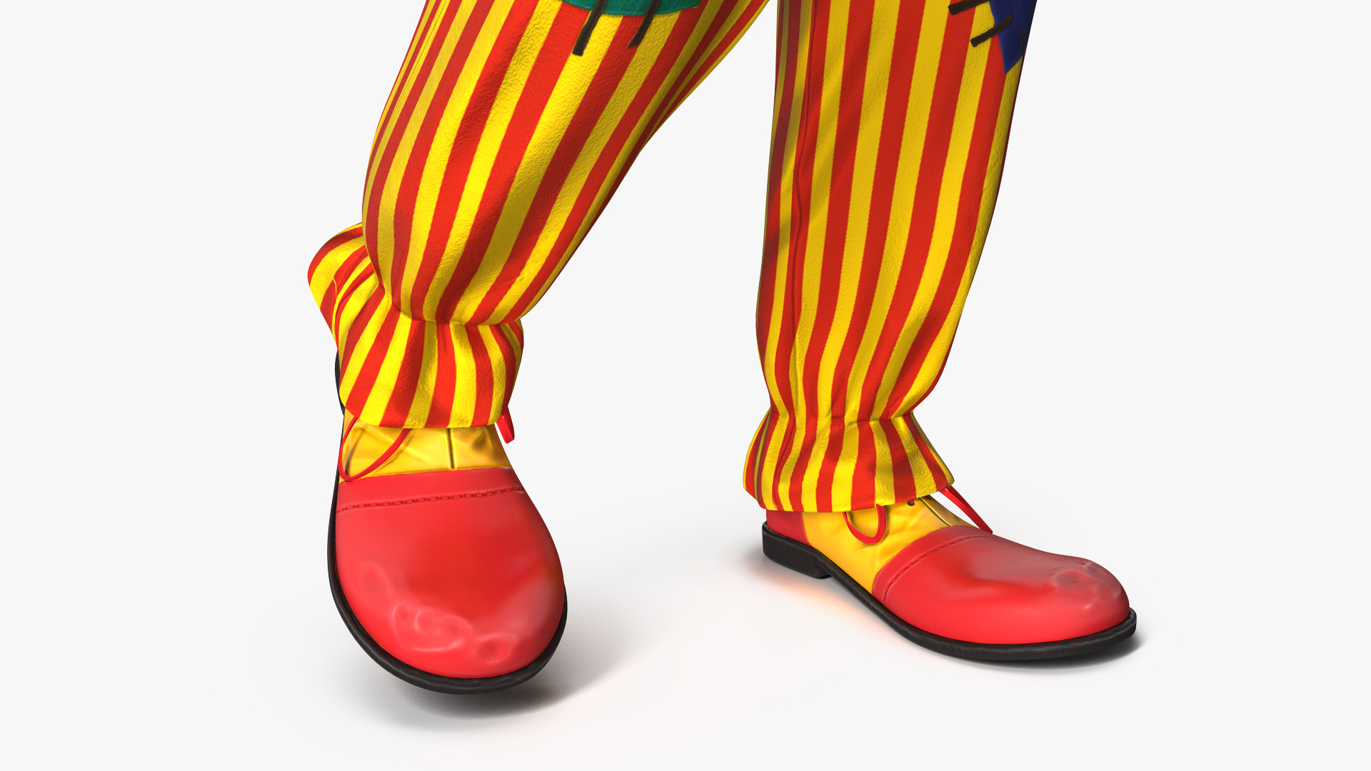 Bald Clown Standing Pose 3D model