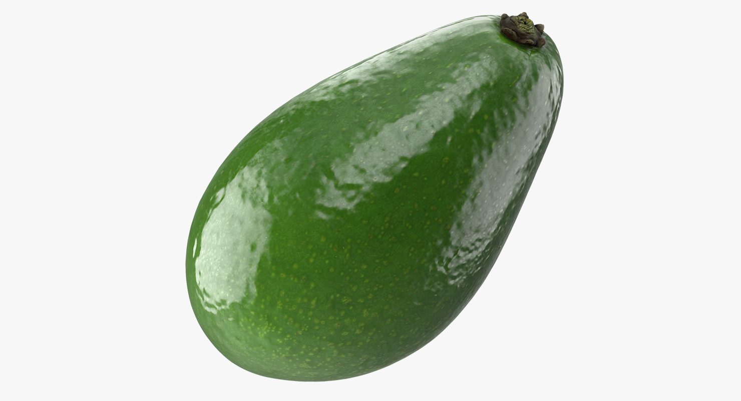 3D Whole Avocado model