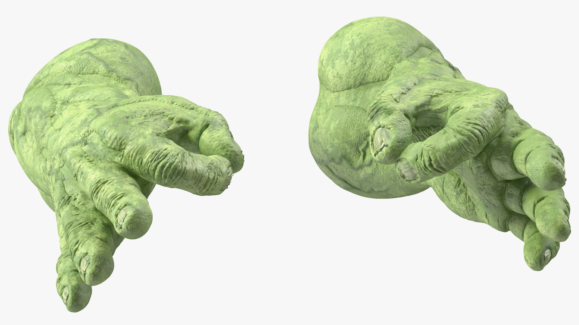 3D Hulk Hands Alright model