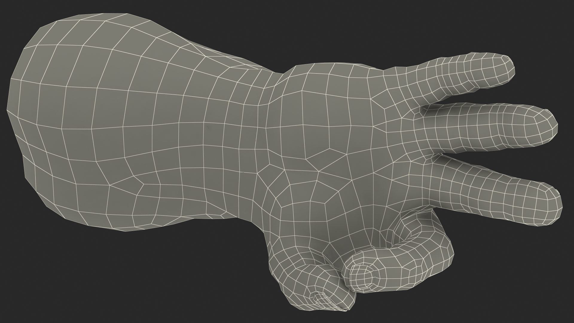 3D Hulk Hands Alright model