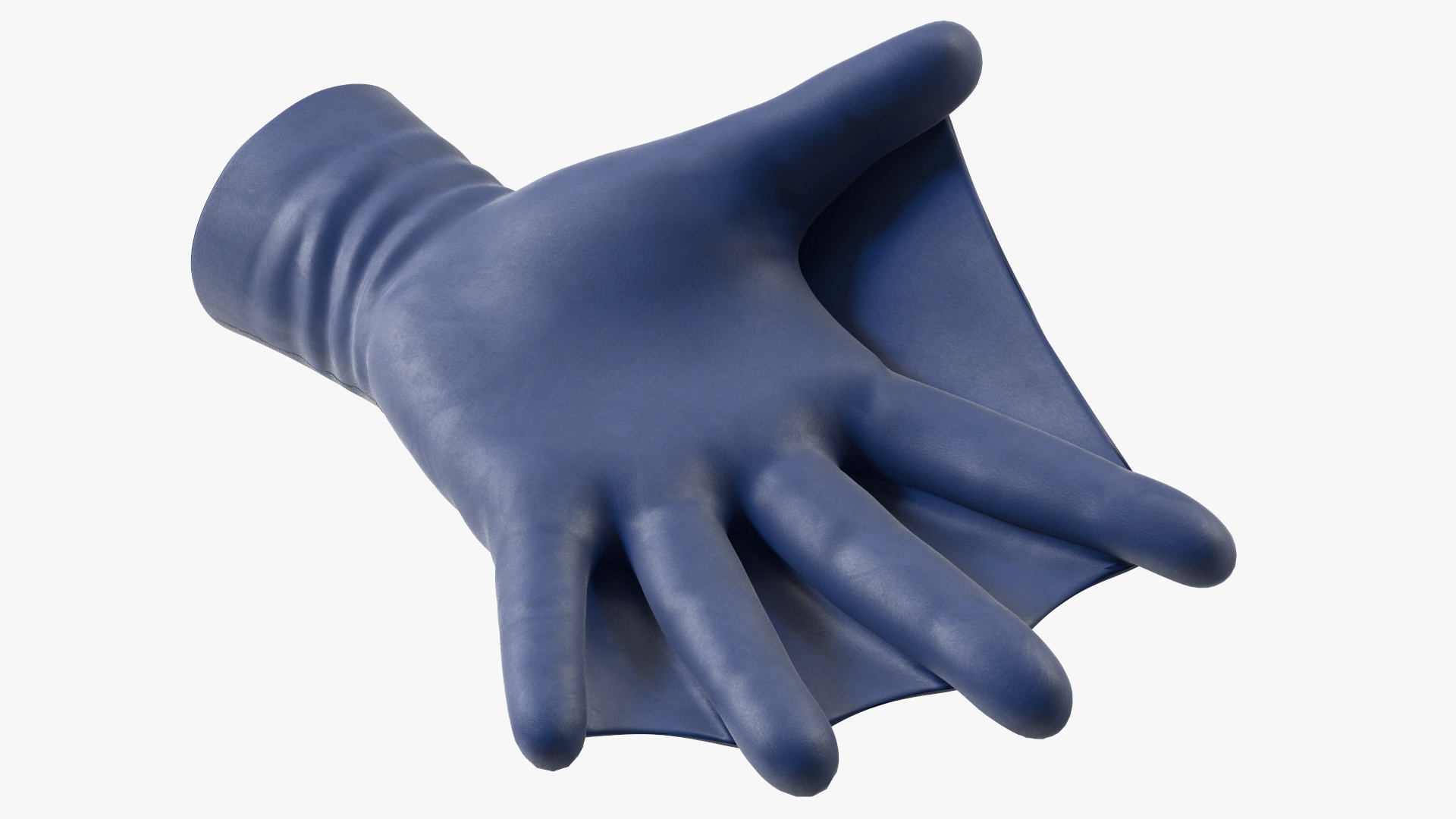 Swimming Gloves Dry 3D model