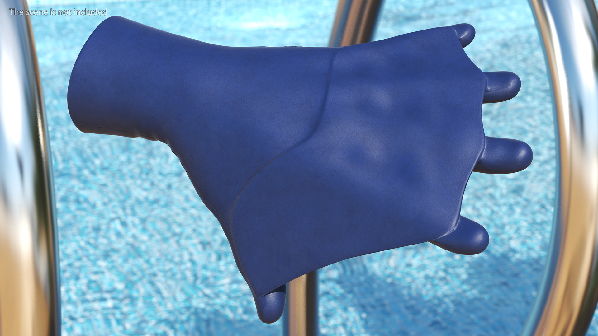 Swimming Gloves Dry 3D model