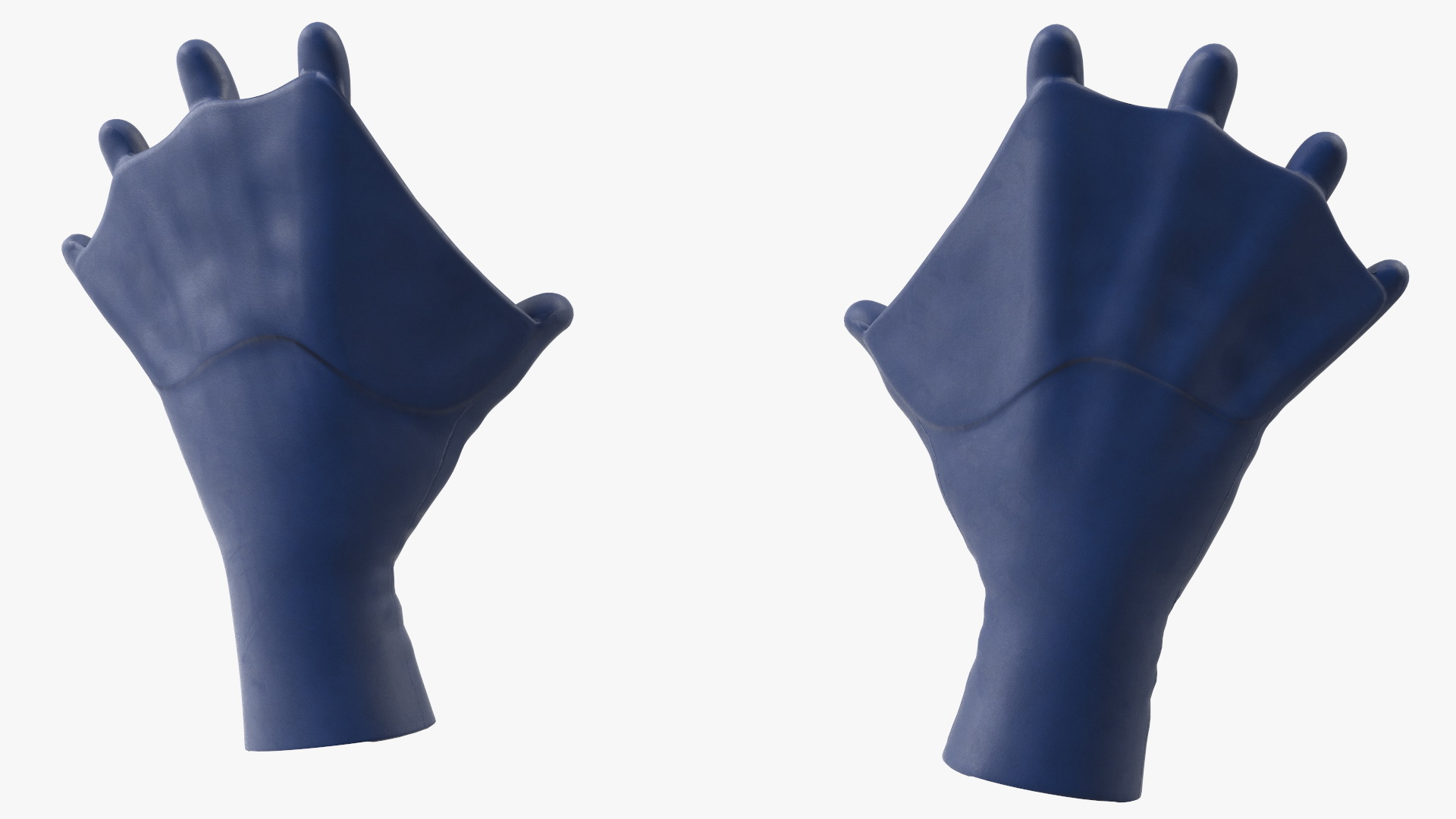 Swimming Gloves Dry 3D model