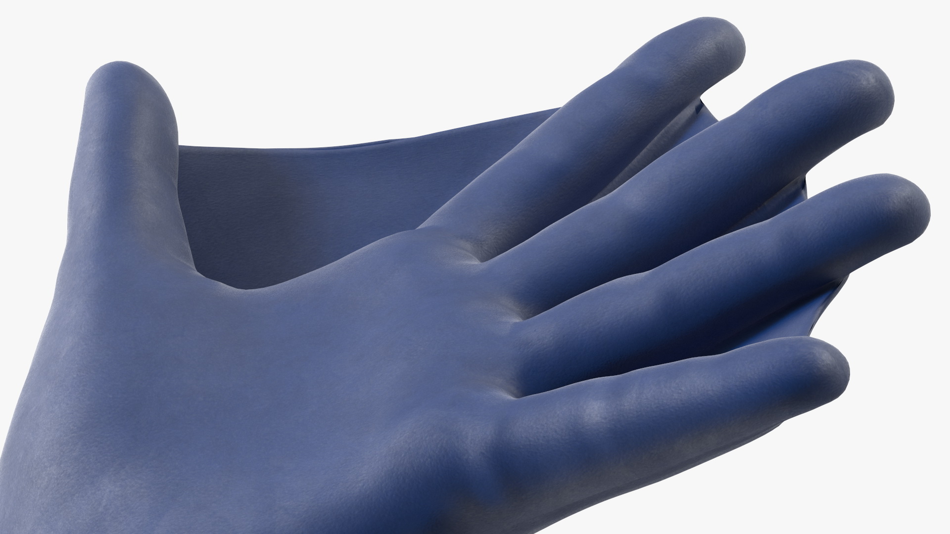 Swimming Gloves Dry 3D model