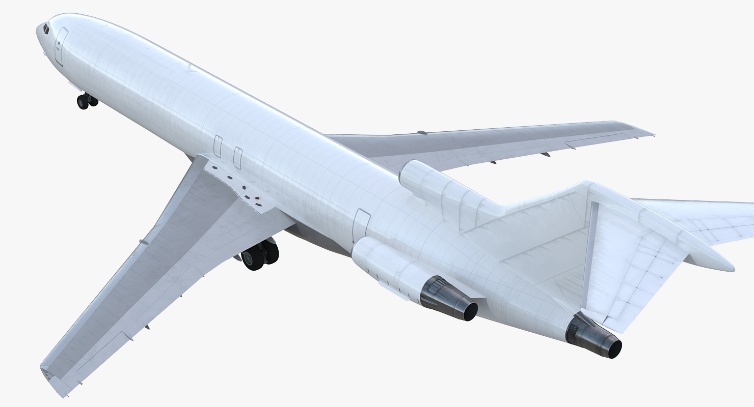 3D model Boeing 727 200F Generic Rigged