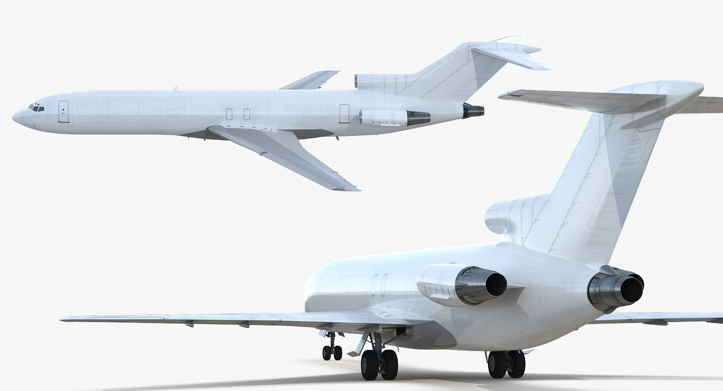 3D model Boeing 727 200F Generic Rigged