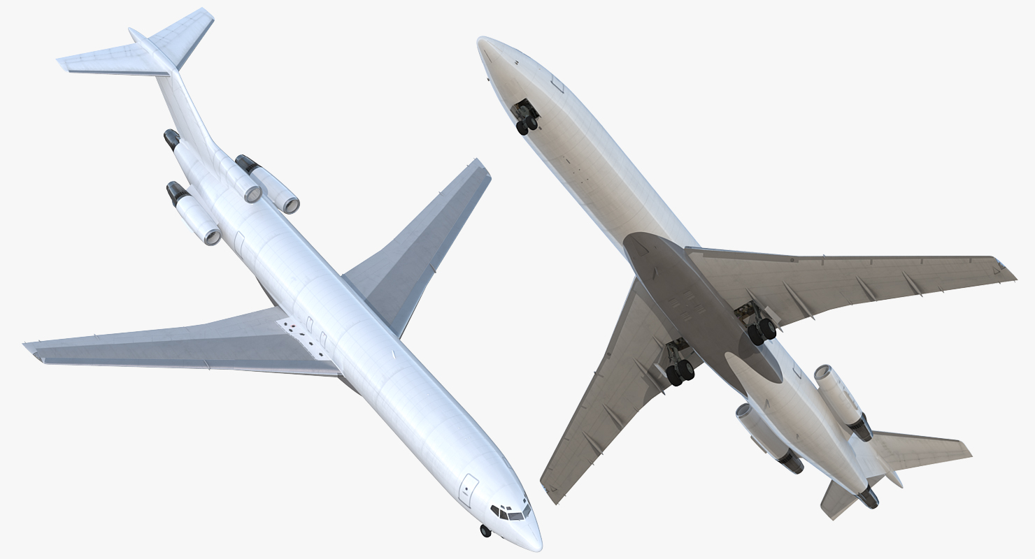 3D model Boeing 727 200F Generic Rigged