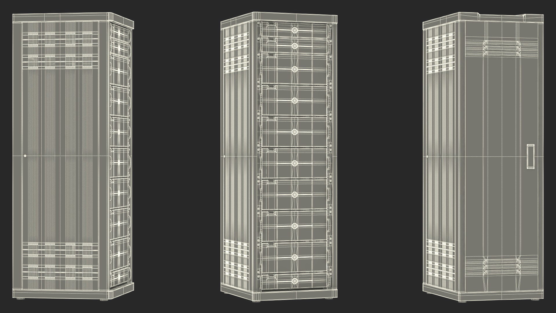 Dell Server Rack Cabinet 3D model