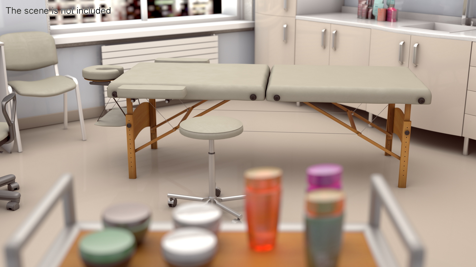 Portable Massage Table 3D