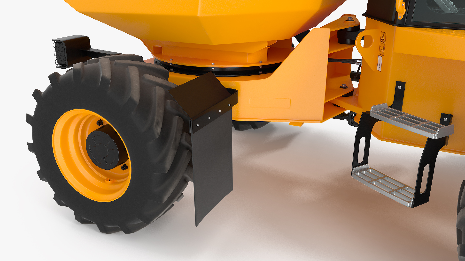 JCB 6T-1 Cabbed Site Dumper Rigged 3D model