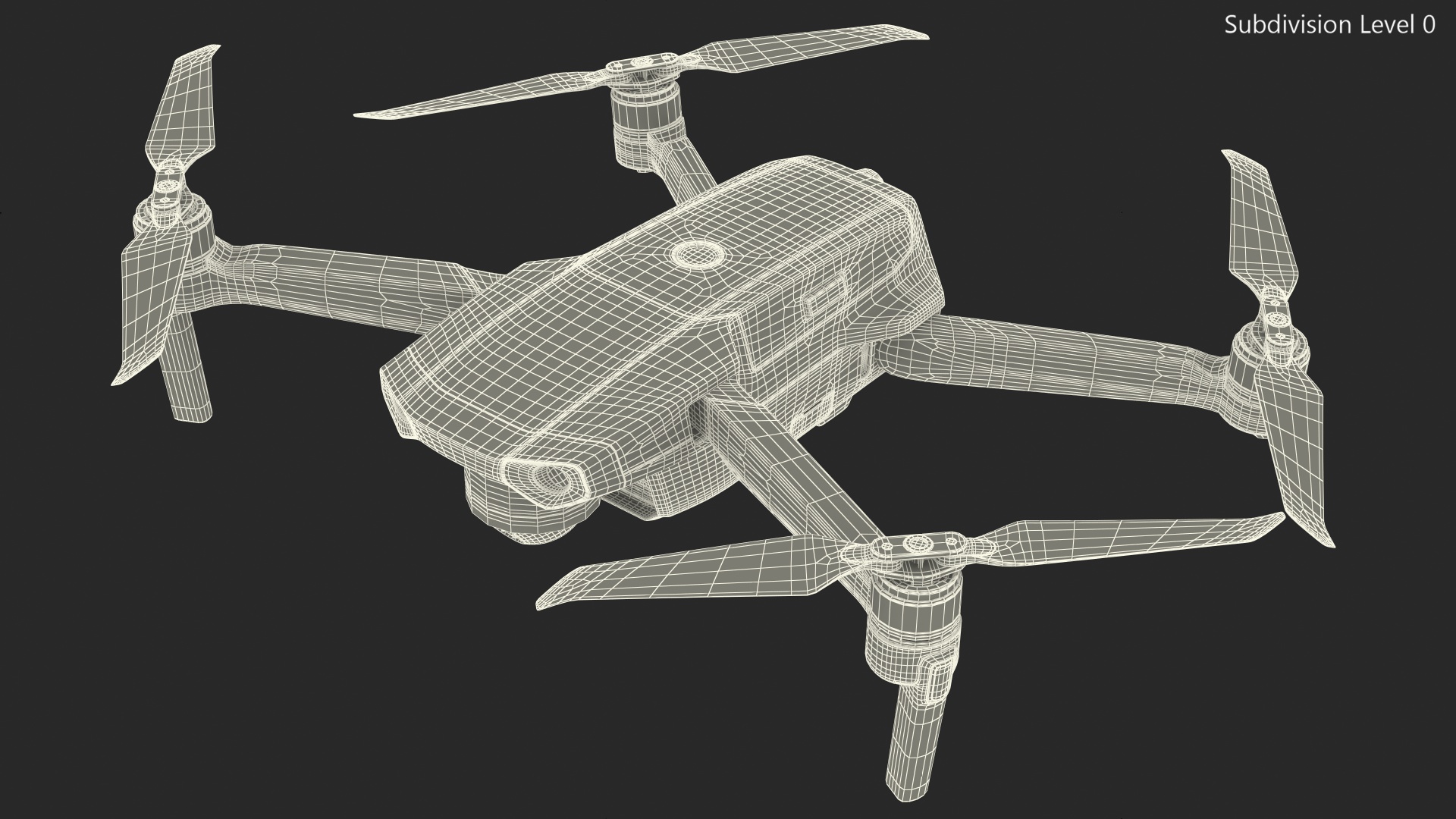 3D Quadcopter with Security Camera