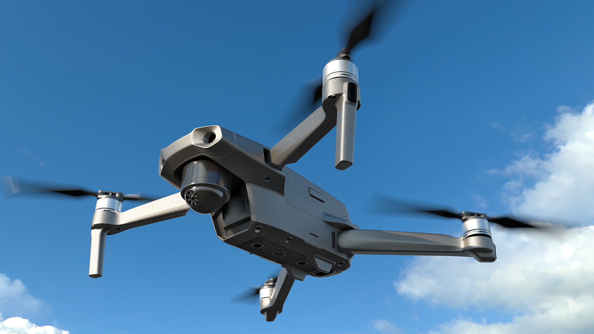 3D Quadcopter with Security Camera