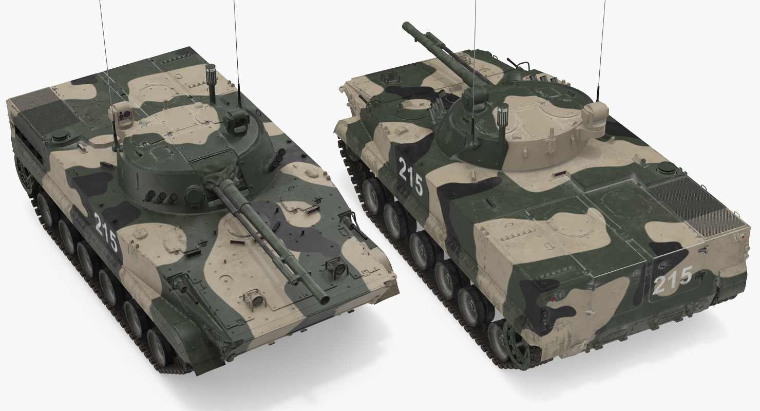 3D Infantry Fighting Vehicle BMP 3 Rigged model