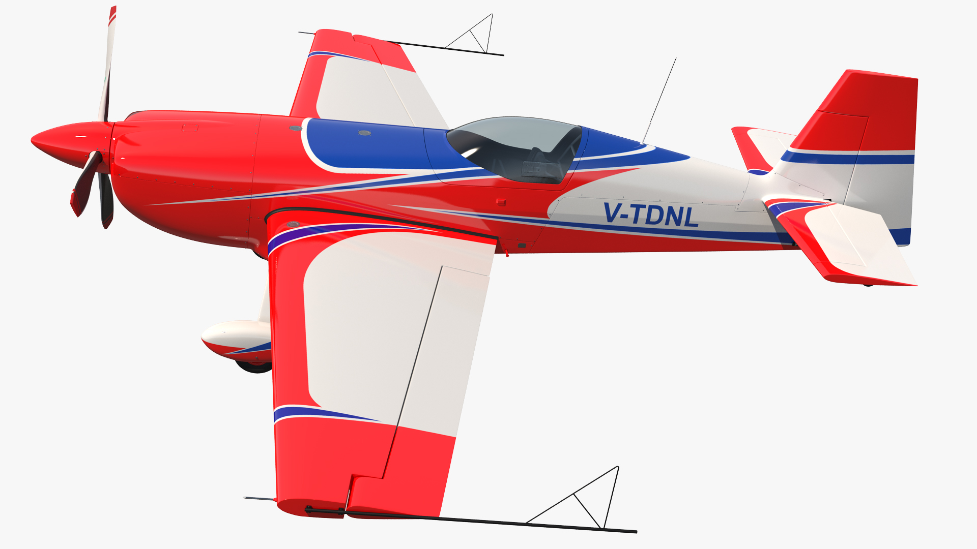 3D Aerobatic Monoplane Extra EA-300 Aircraft