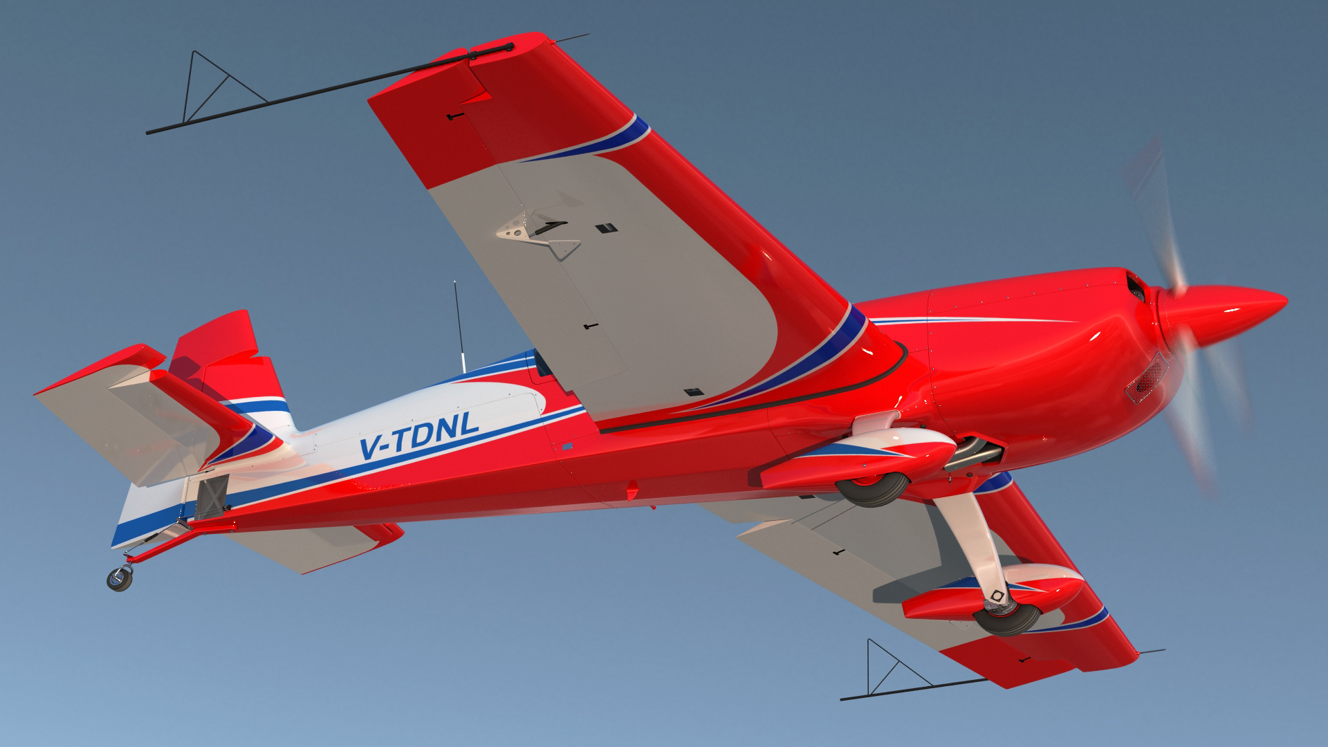 3D Aerobatic Monoplane Extra EA-300 Aircraft