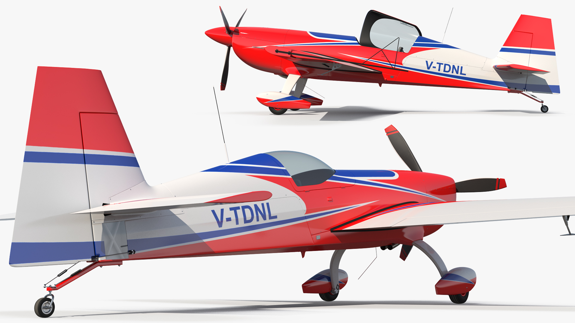 3D Aerobatic Monoplane Extra EA-300 Aircraft