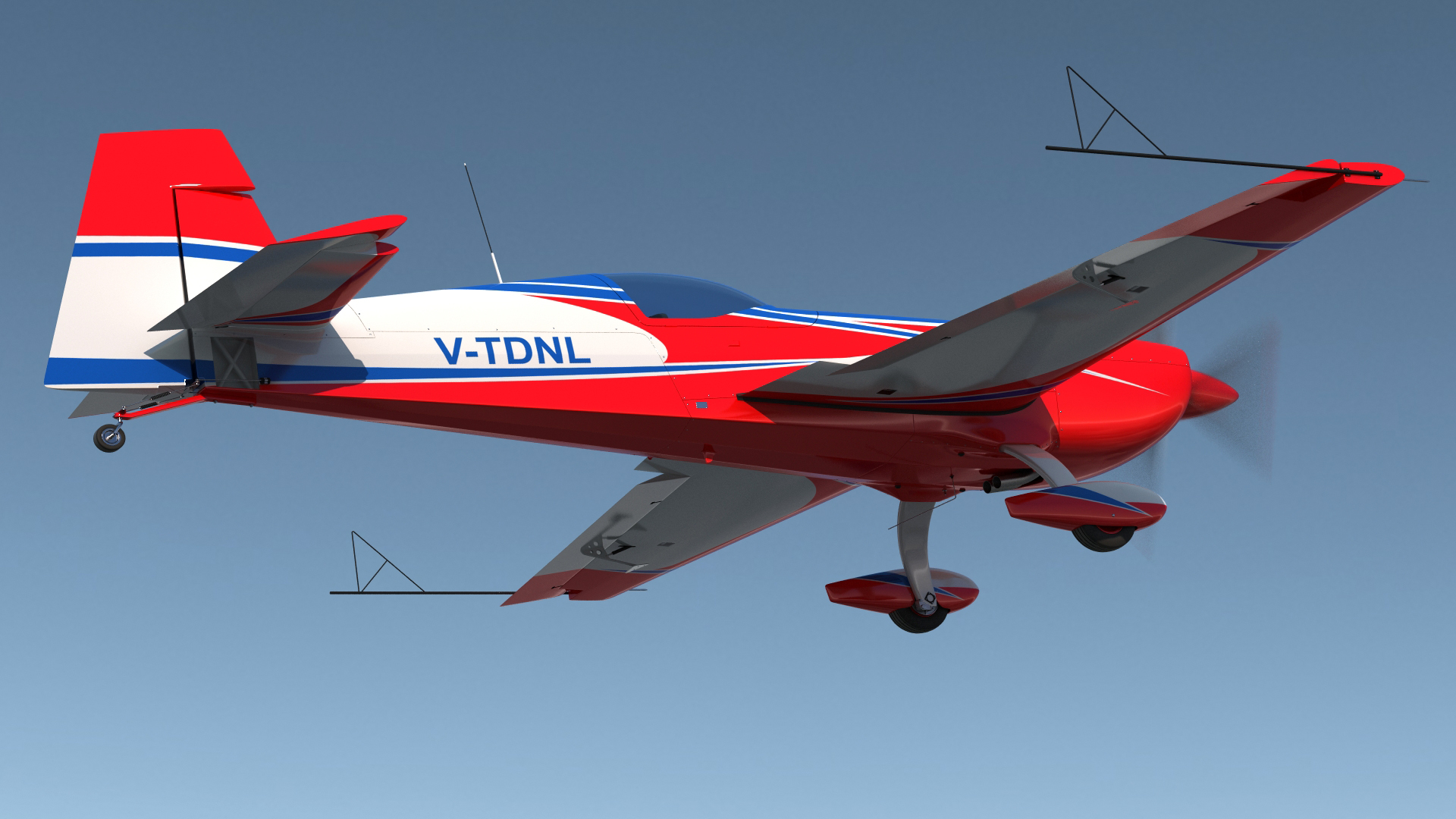 3D Aerobatic Monoplane Extra EA-300 Aircraft