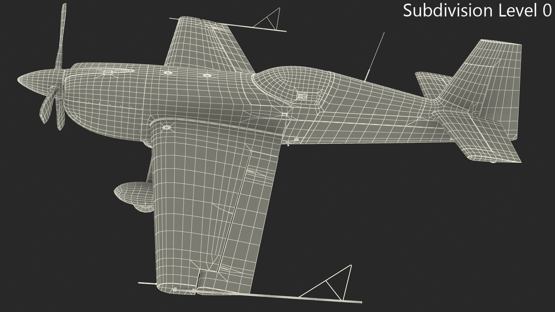 3D Aerobatic Monoplane Extra EA-300 Aircraft