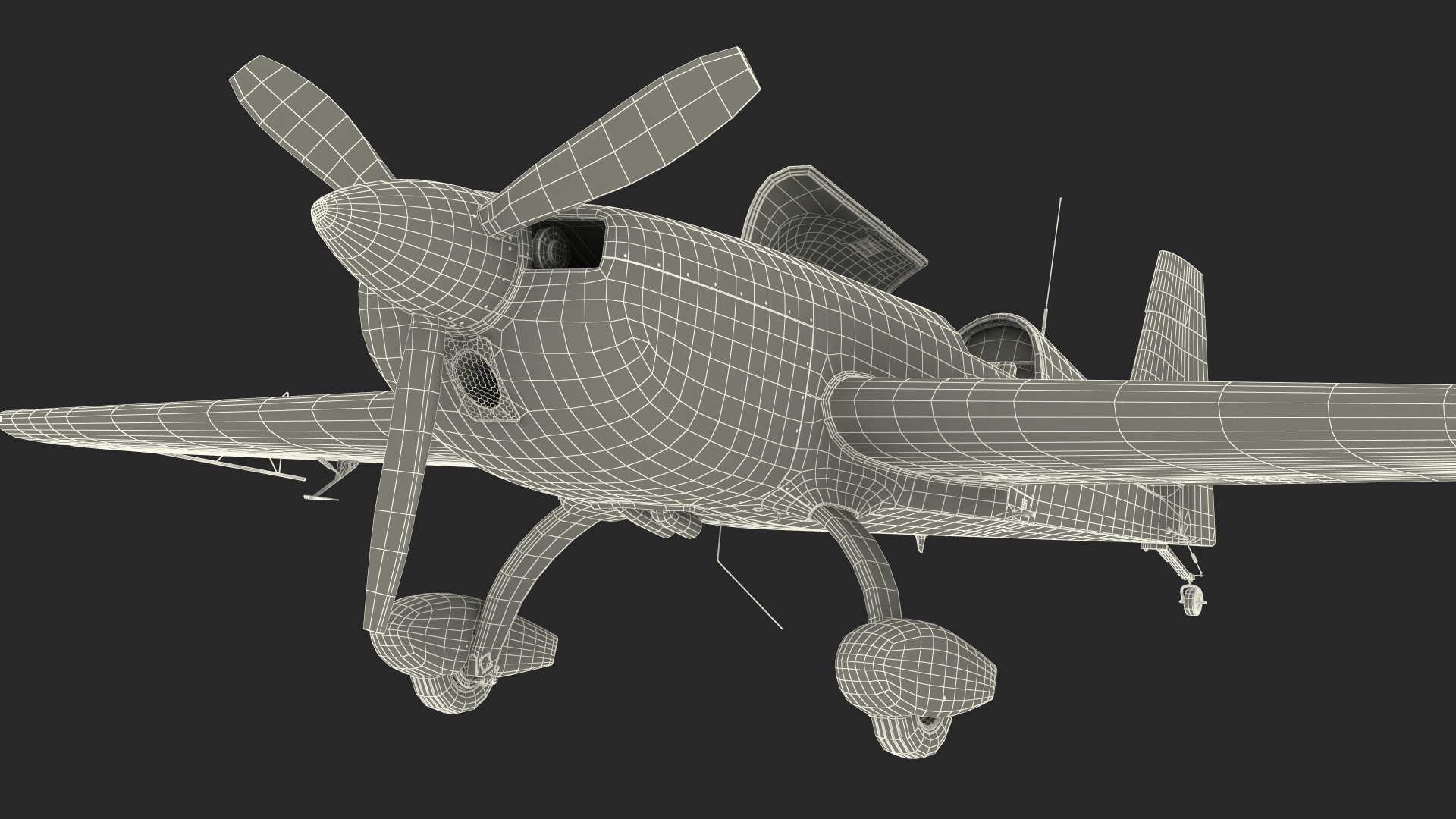 3D Aerobatic Monoplane Extra EA-300 Aircraft