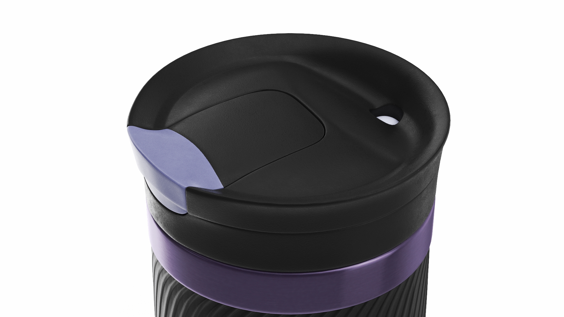 Thermo Cup Stainless Purple 3D