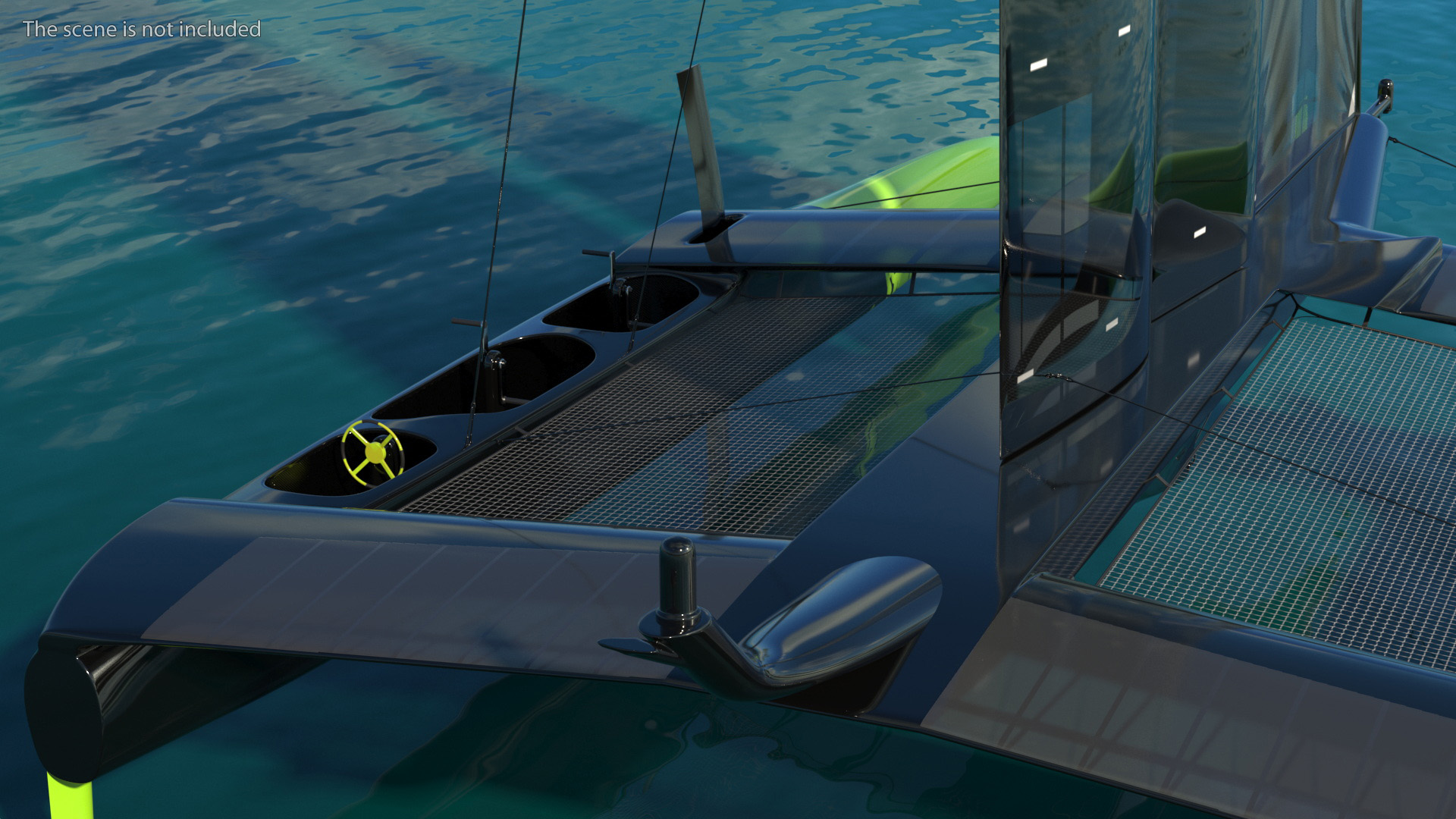 Modern Race Yacht 3D