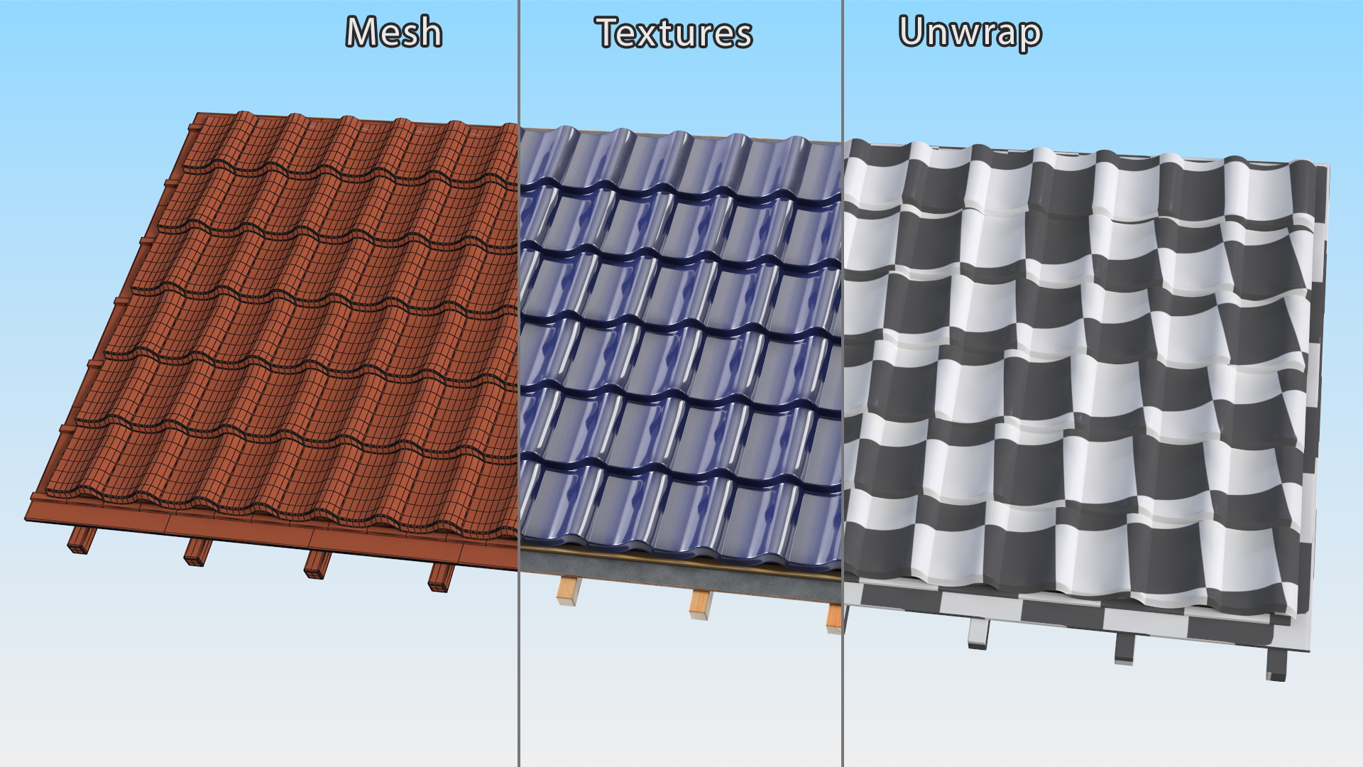 3D model Metal Tile