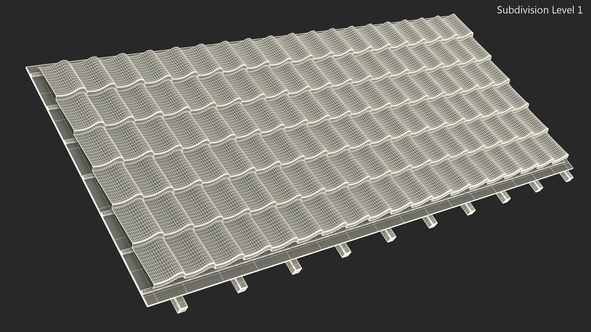 3D model Metal Tile