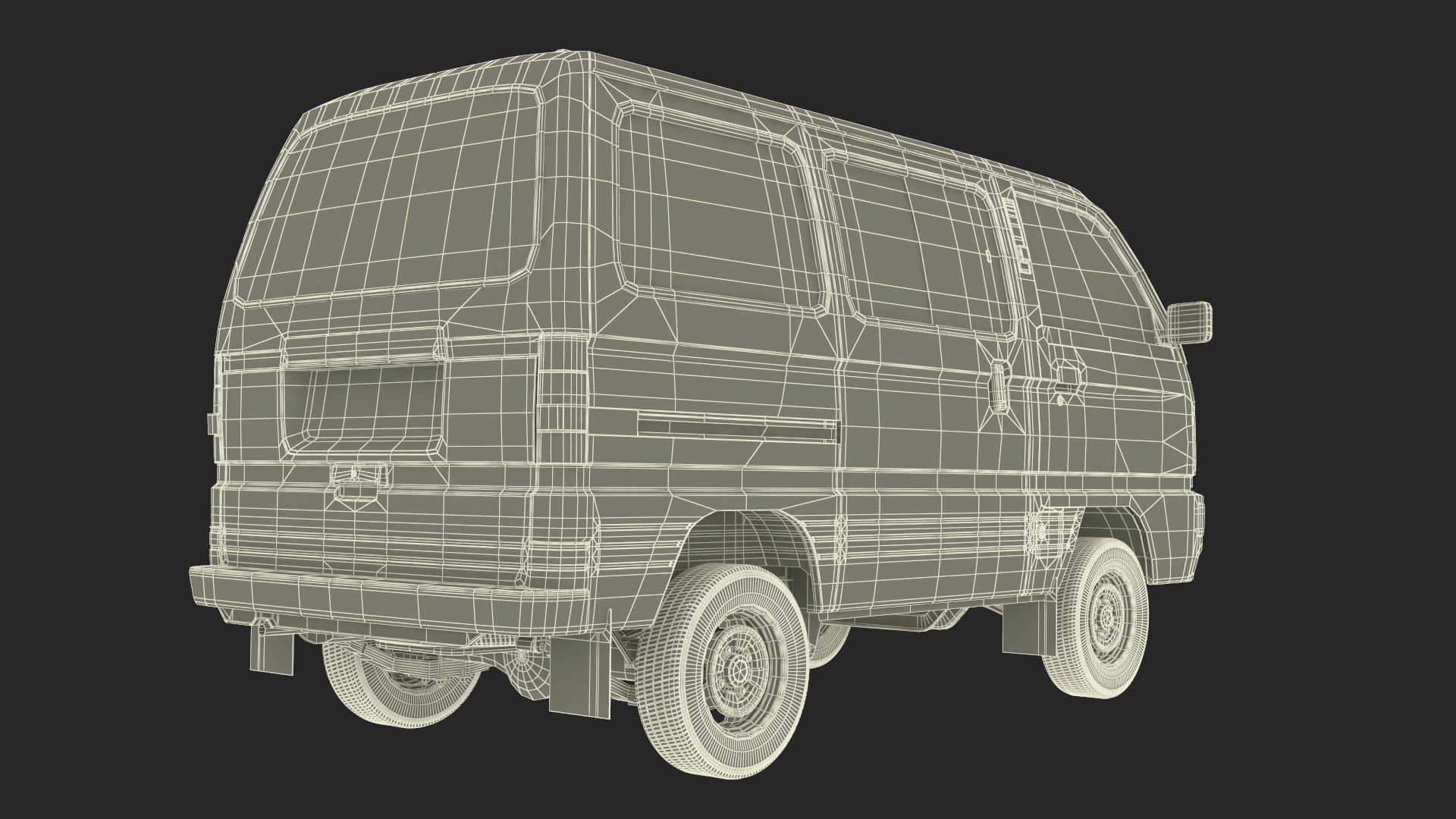 Suzuki Super Carry Passenger Van 3D