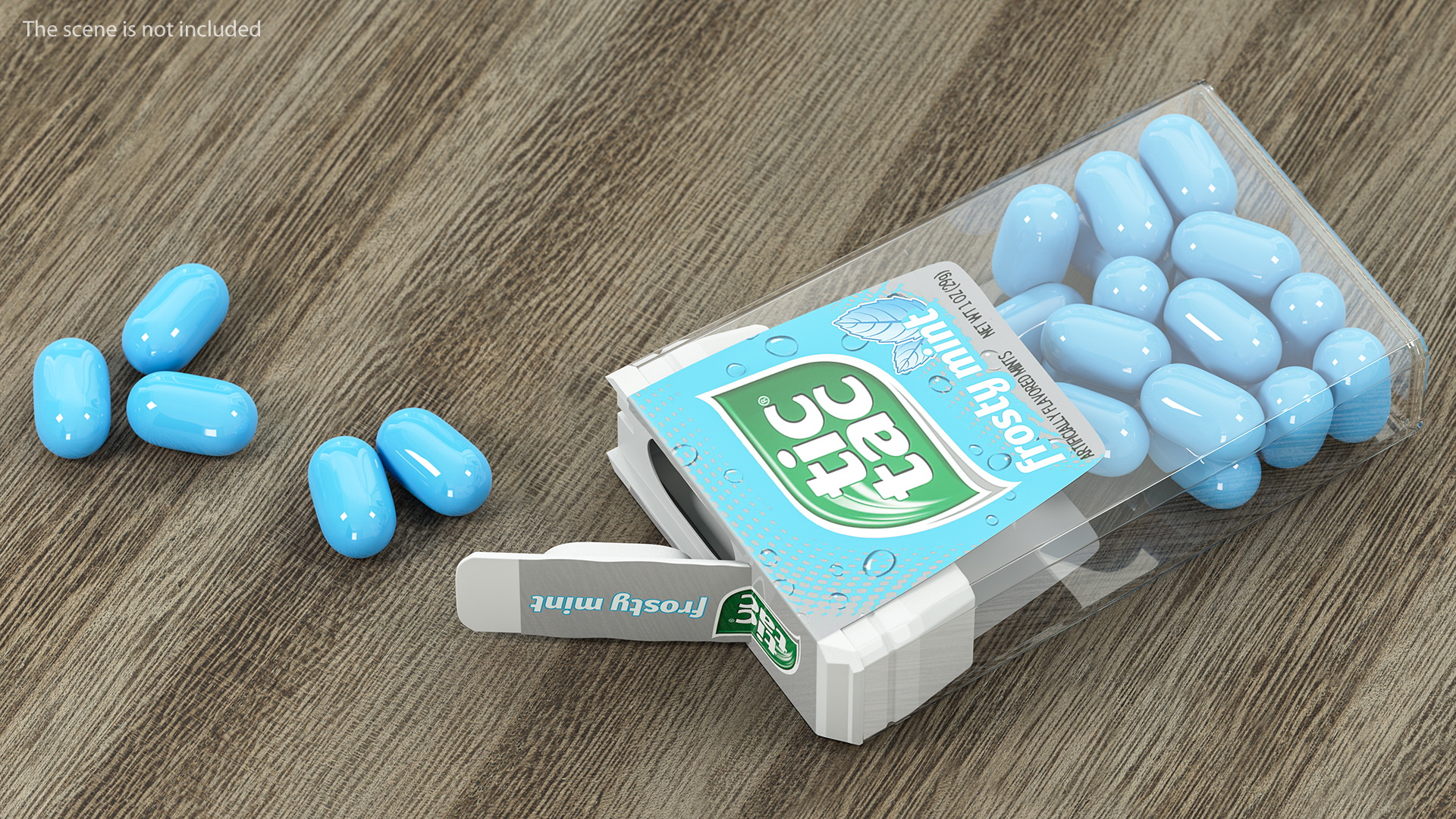 Spilled Tic Tac Frosty Mint Flavored Mints 3D