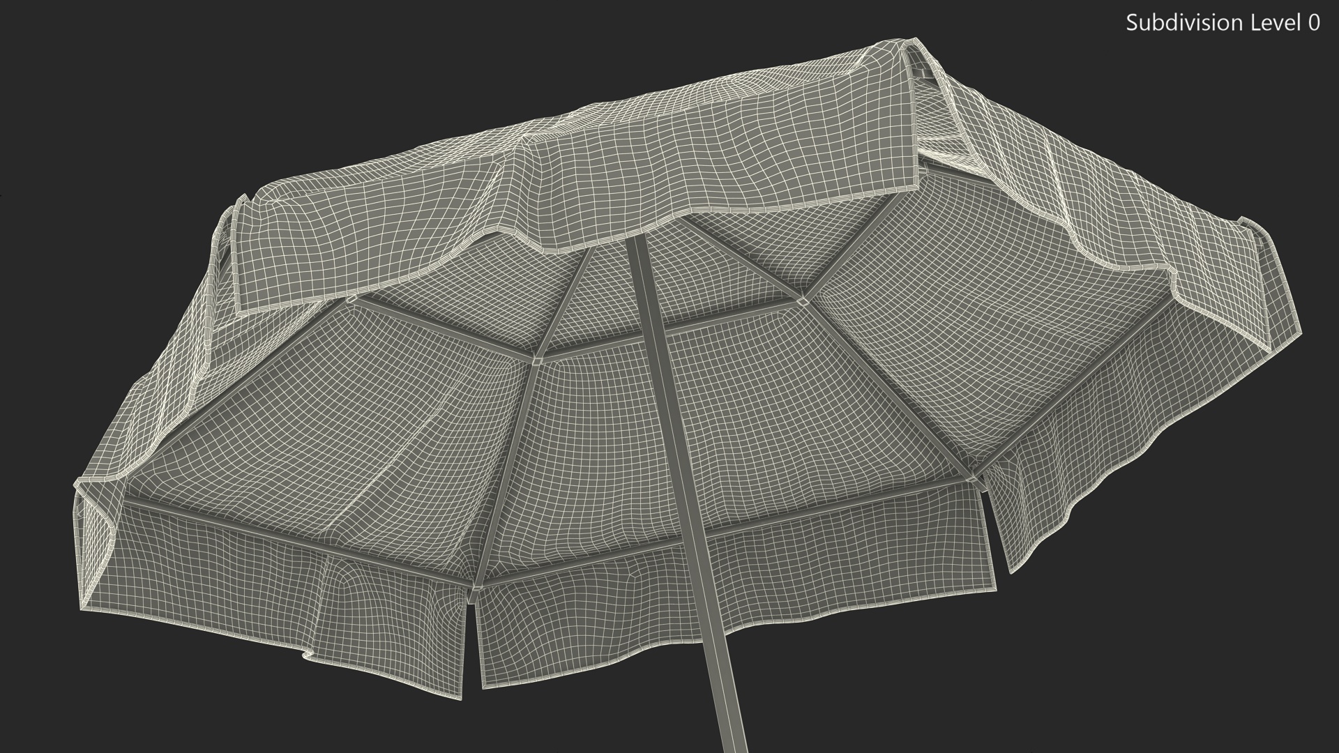 Beach Umbrella 3D model