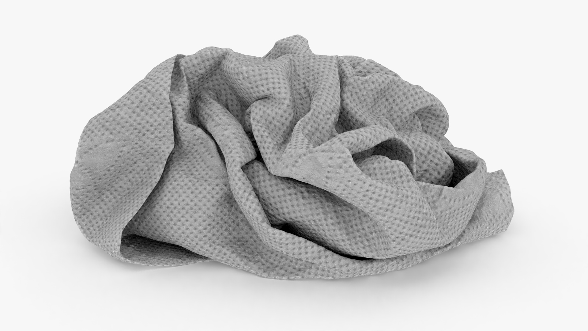 3D model Napkin Crumpled