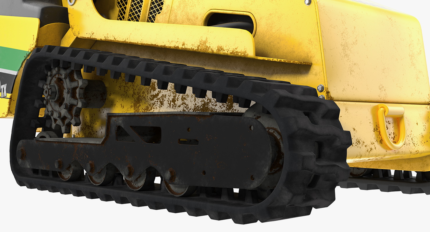 Vermeer S450TX Grapple Mini Skid Steer Dirty 3D model