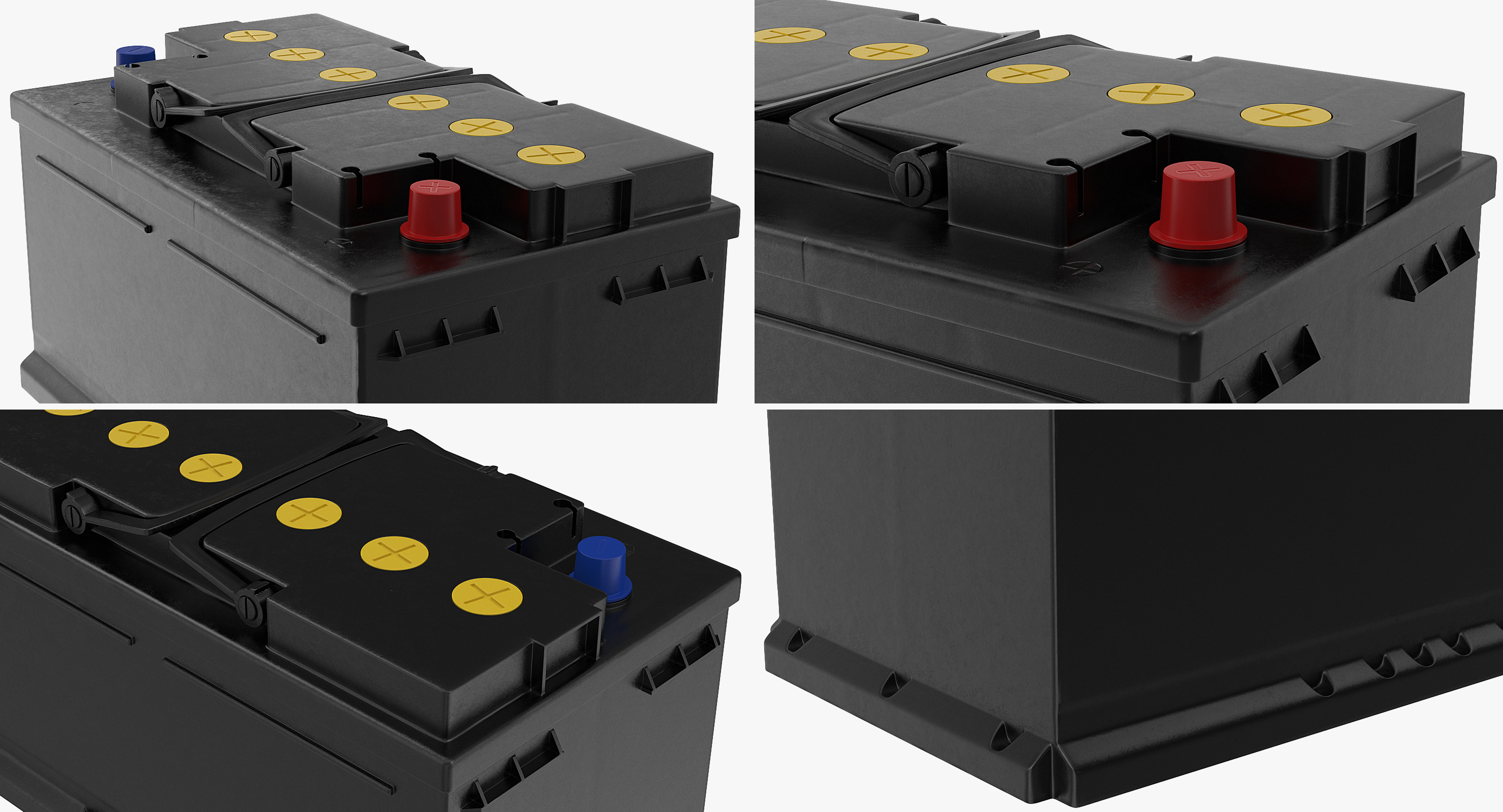 3D model Car Battery 12V