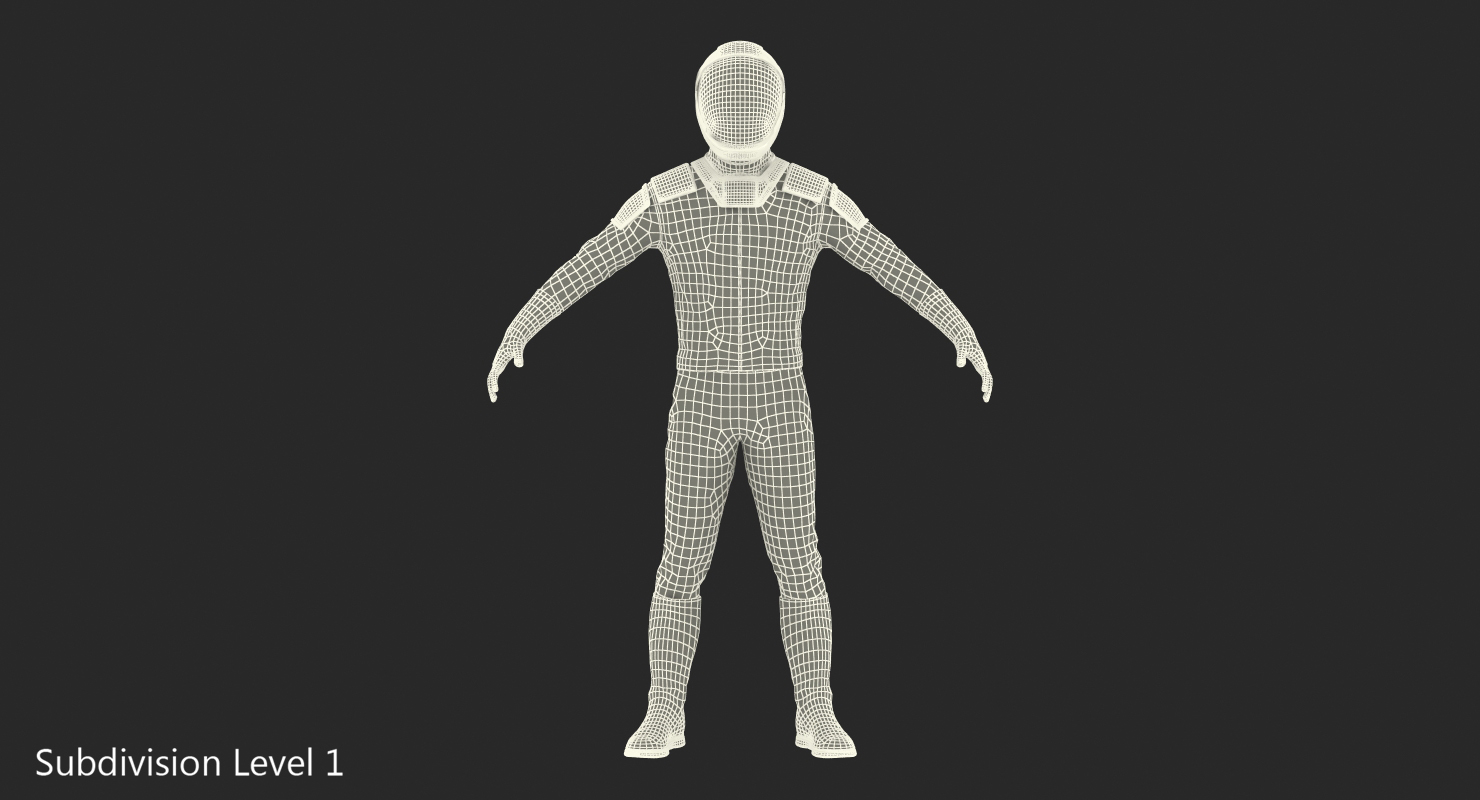 3D Futuristic Space Suit