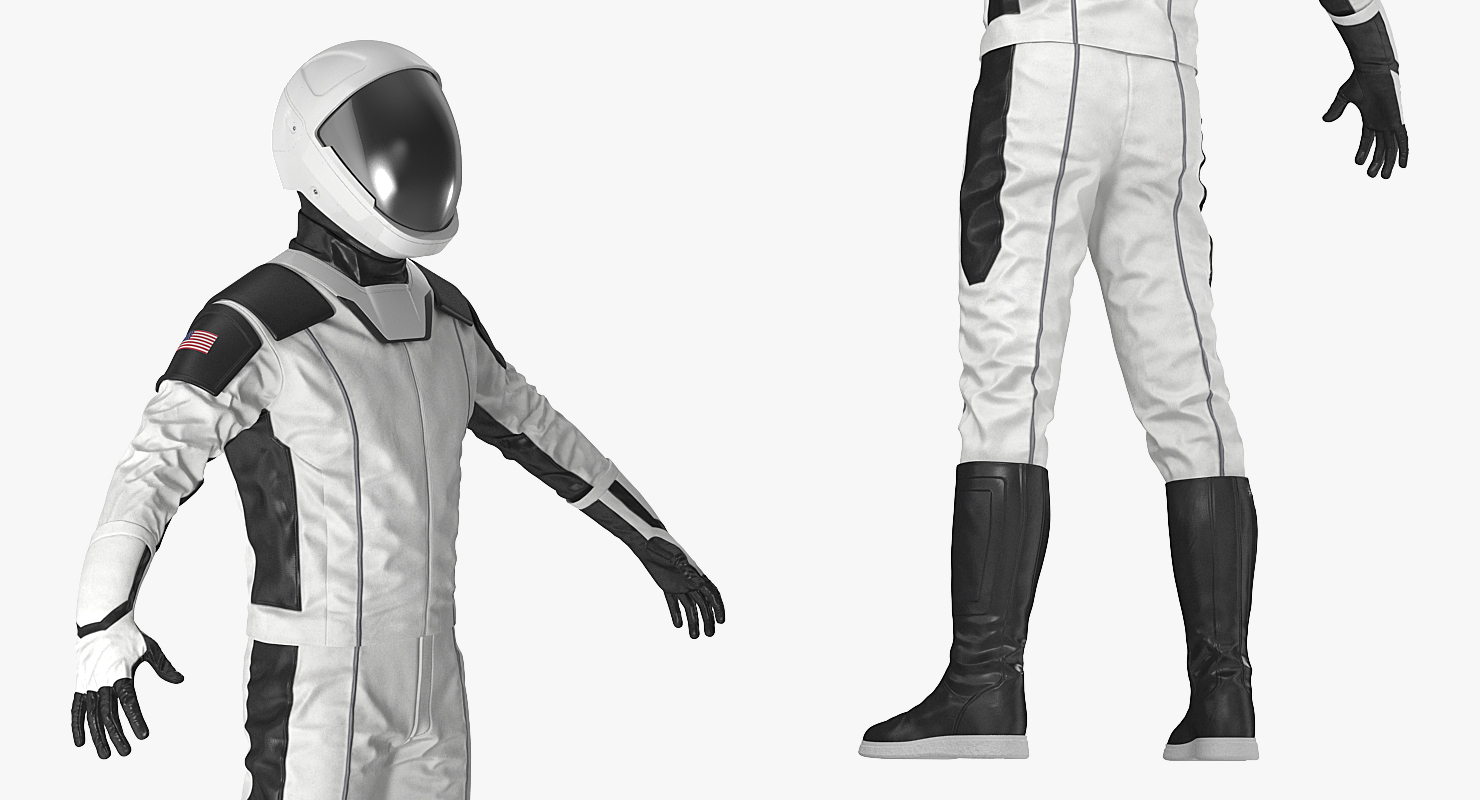 3D Futuristic Space Suit