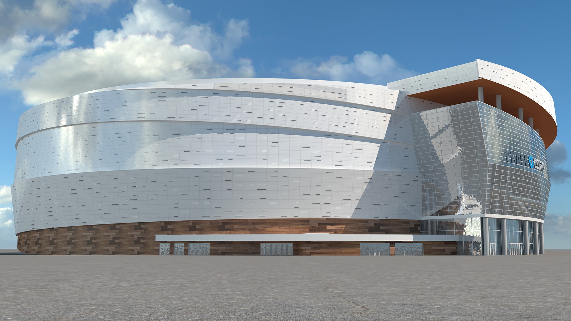 3D Chase Center Arena model