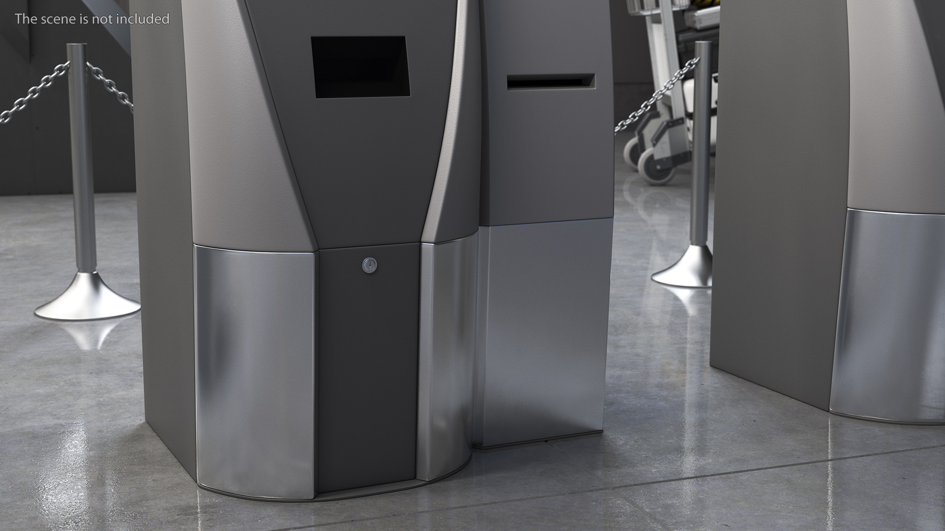 Self Check In Kiosk 3D model