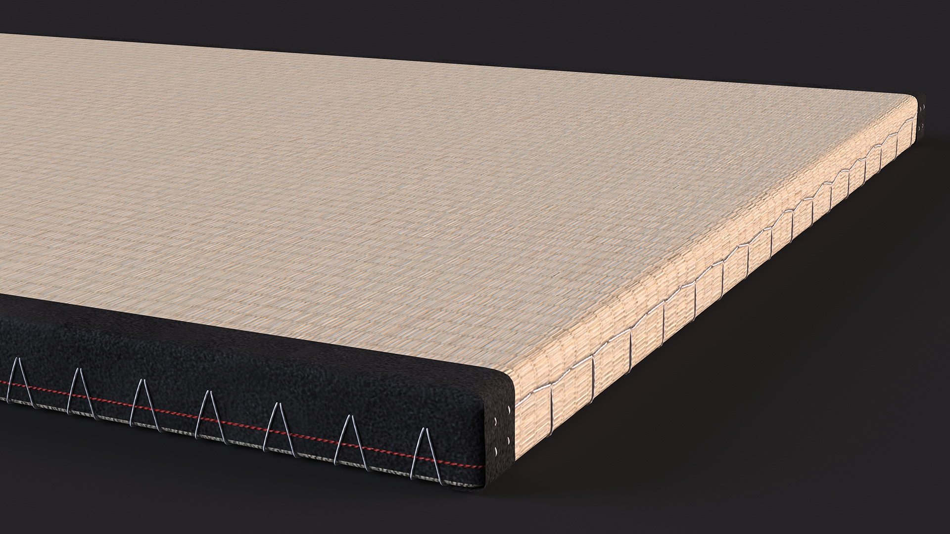 Traditional Tatami Straw Matress 3D