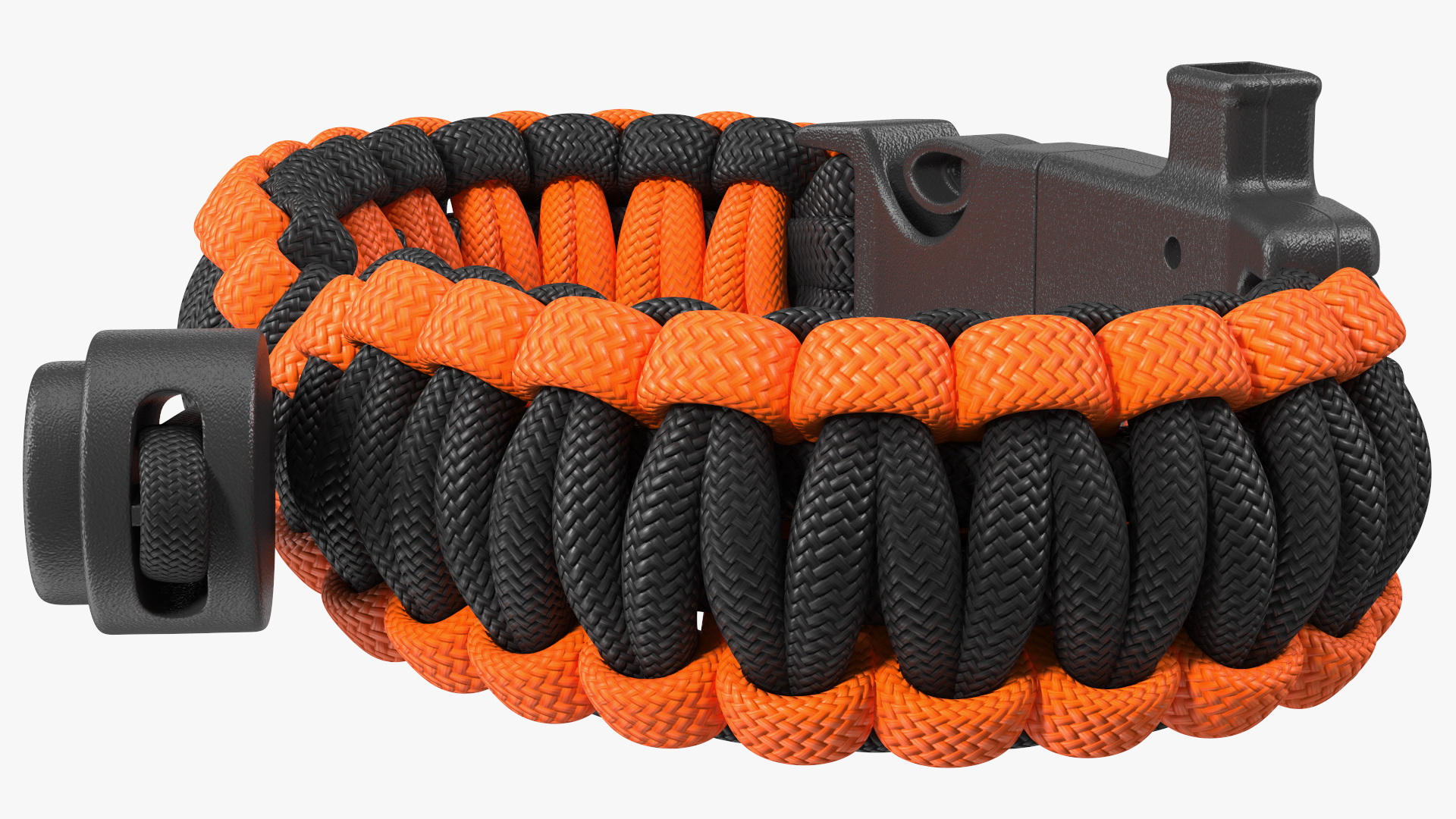 3D model Atomic Bear Tactical Paracord Bracelet Orange