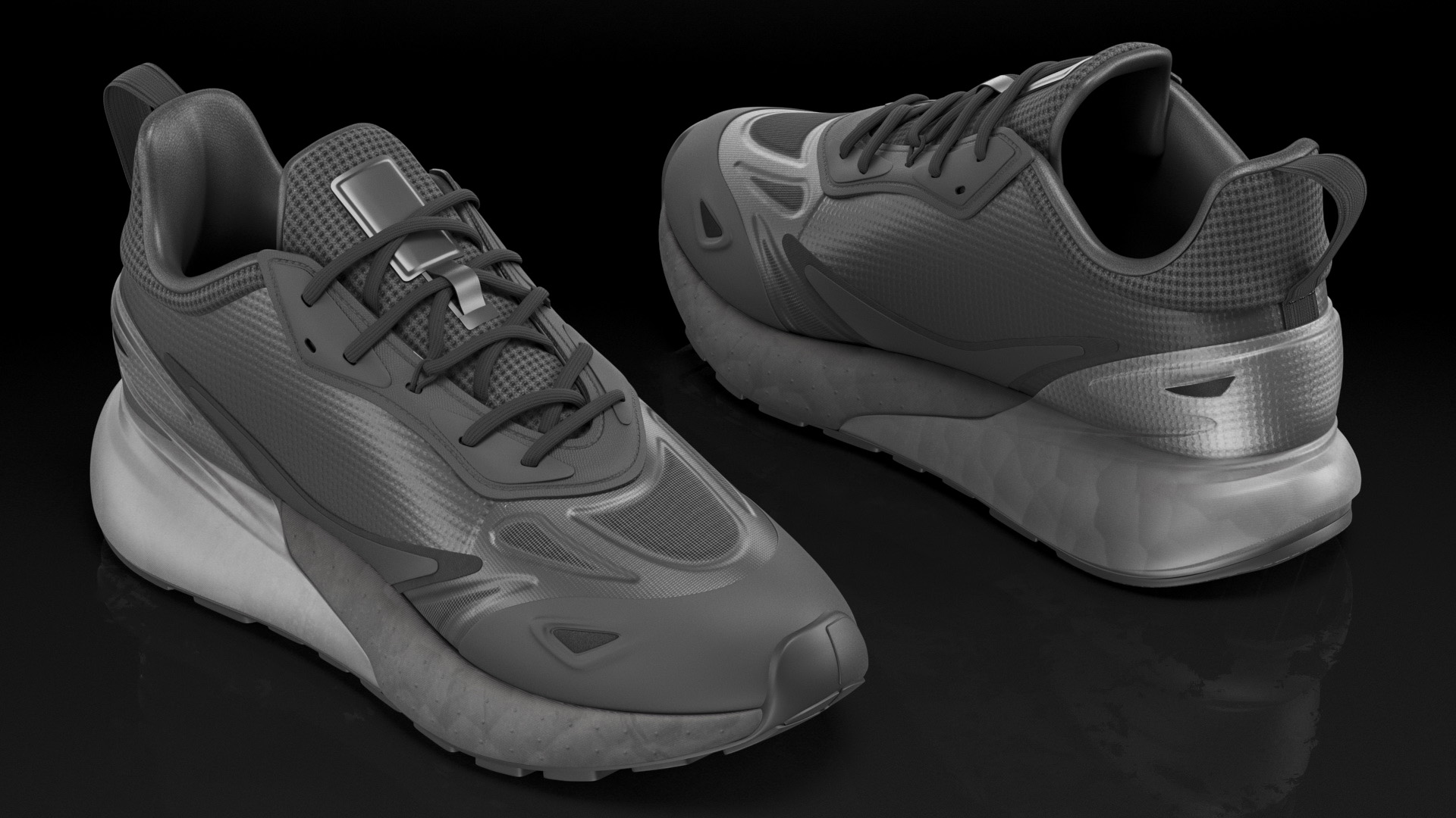 Sneakers Black 3D model