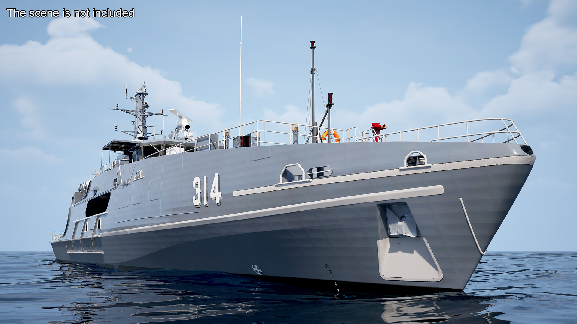 3D Australian Defence Vessel Cape Otway