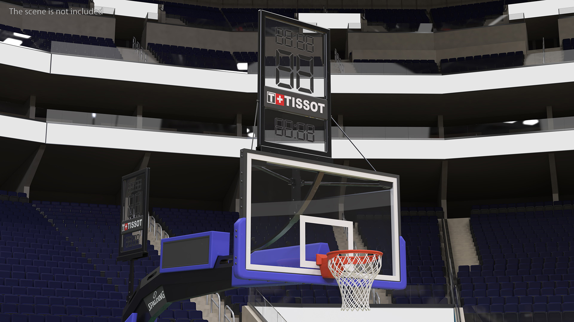 3D Basketball Court Boston Celtics