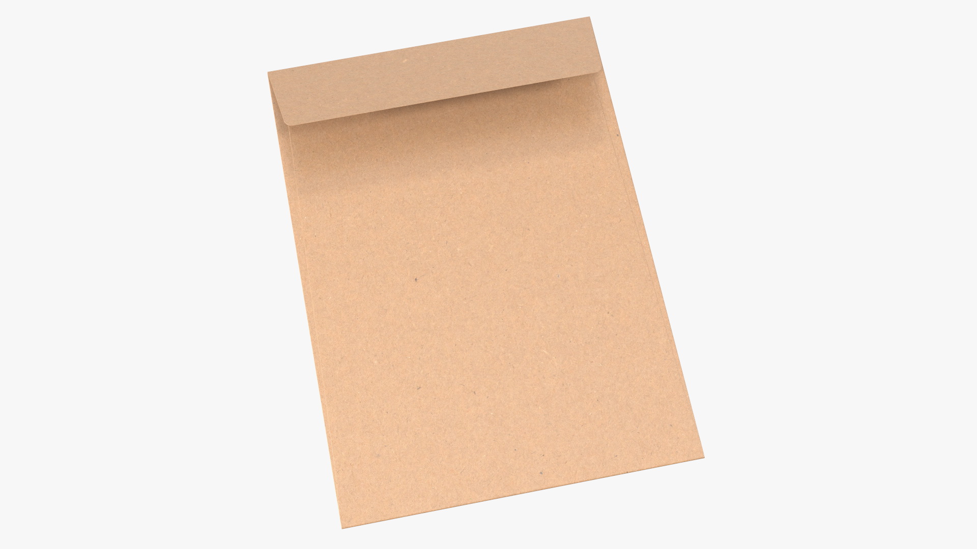 Pocket Envelope Craft Paper Rigged 3D model