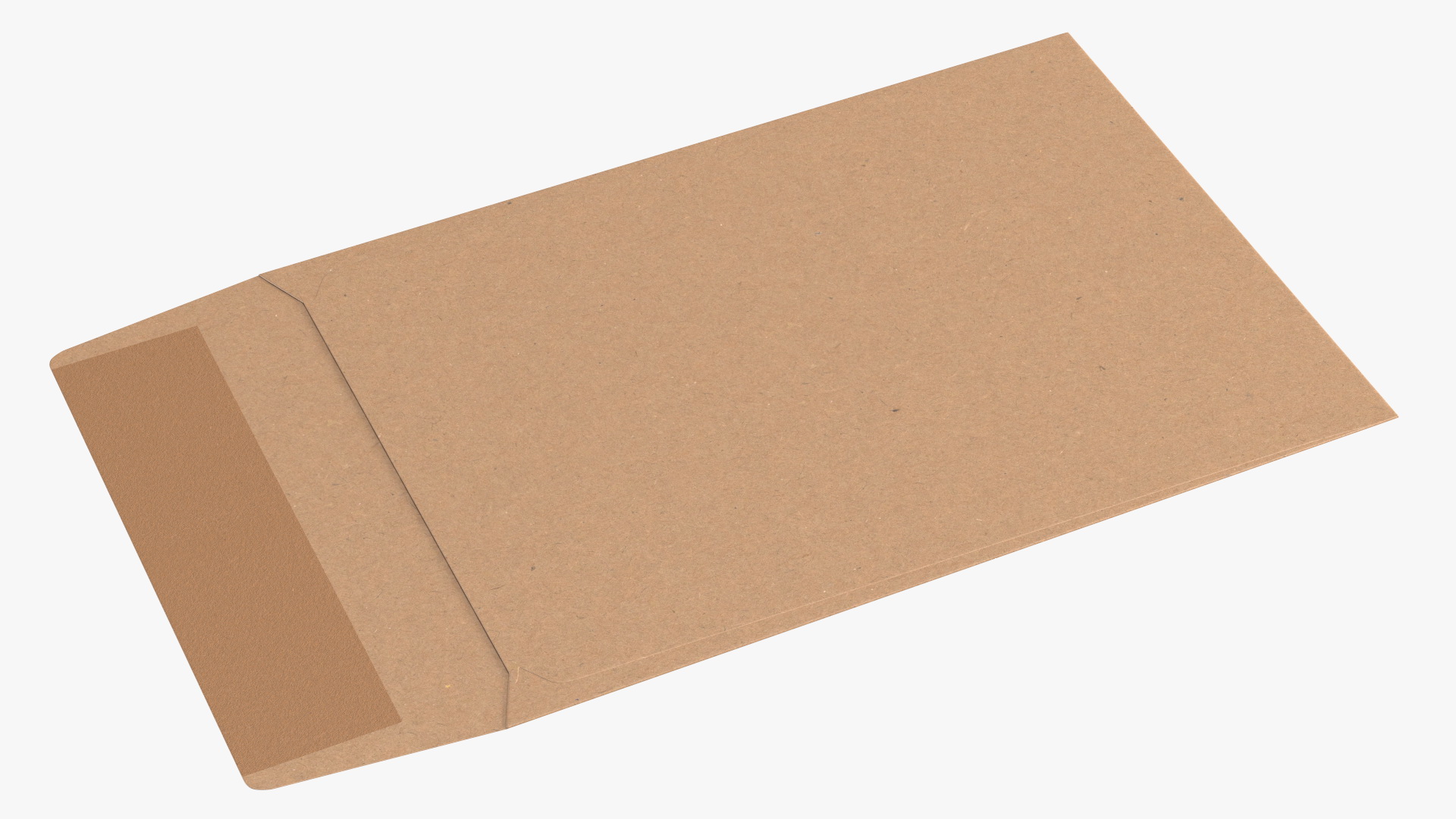 Pocket Envelope Craft Paper Rigged 3D model