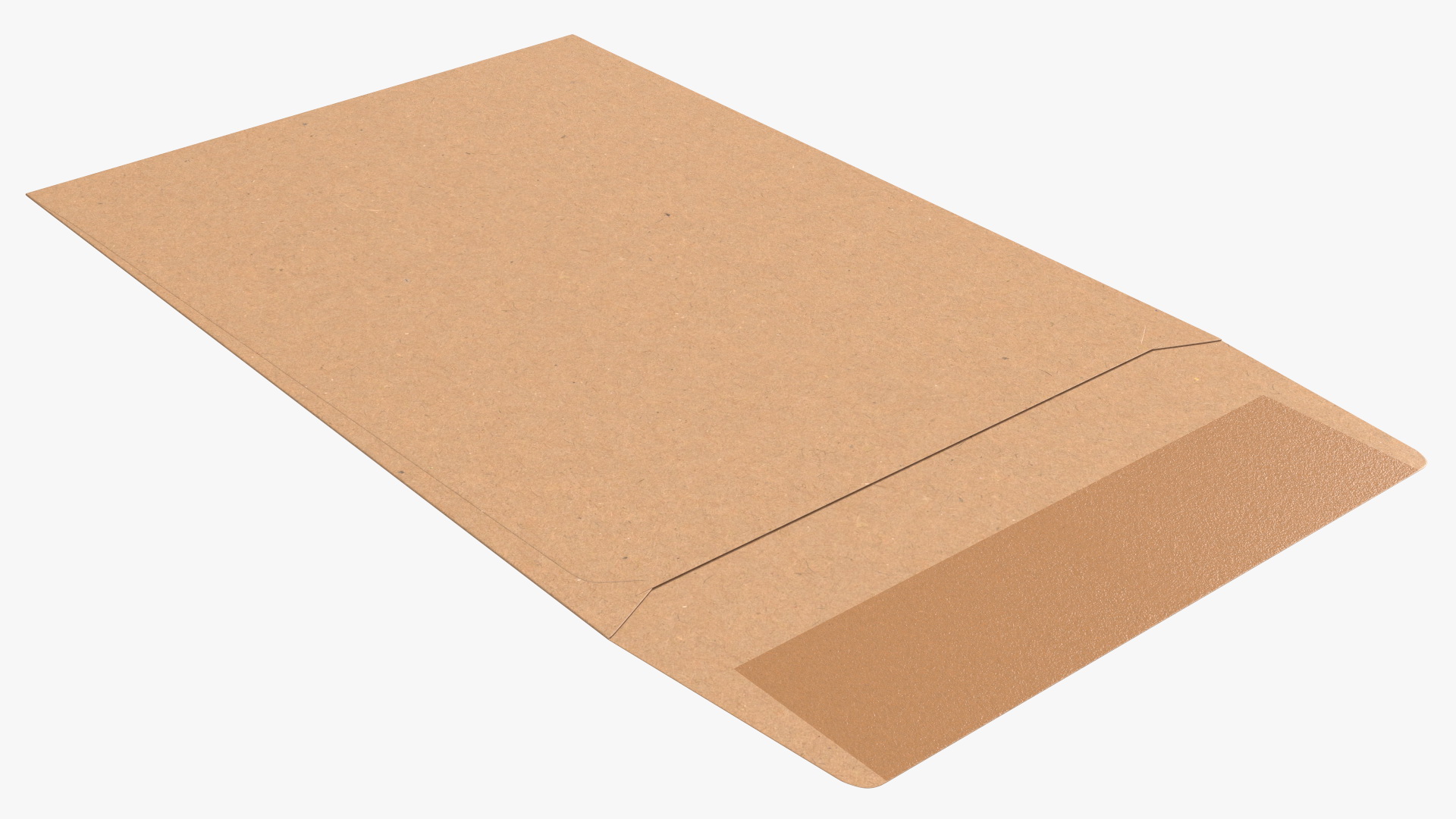 Pocket Envelope Craft Paper Rigged 3D model